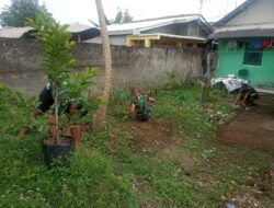 Anggota Koramil 0622-05/Kalapanunggal Laksanakan Pembersihan Pangkalan Kantor Koramil 
