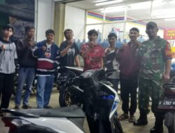 Agar Aman di Hari Lebaran, Babinsa Koramil 0622-05/Kalapanunggal Bersama Anggota Polsek Laksanakan Patroli Bersama