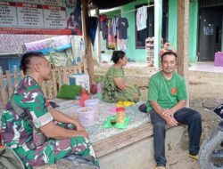 BABINSA KOMSOS DAN SILATURAHMI DENGAN WARGA DI MOMENT LEBARAN