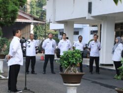 SIARAN PERS Nomor: 033/68/Release/Diskominfosatik/2024  Tingkatkan Kedisiplinan, Pegawai Setda Kabupaten Serang Apel Setiap Pagi