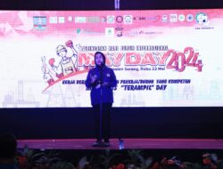 SIARAN PERS Nomor: 033/61/Release/Diskominfosatik/2024  Hadiri Puncak Mayday 2024, Bupati Serang Pastikan Keberadaan Investasi Kondusif