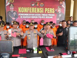 Polres Serang Berhasil Ringkus 16 Pelaku Kejahatan Selama Operasi Sikat Maung 2024