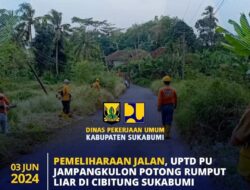 UPTD PU Jampangkulon Rutin Lakukan Pemeliharaan Jalan, Pertahankan Kondisi dan Keamanan Pengguna