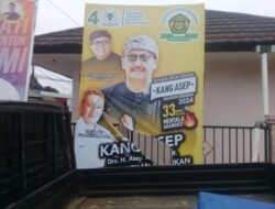 Ketua AMS Kabandungan menyesalkan terjadi Pengurusakan Baligo Kang Asep Jepar Di Lapang Kabandungan