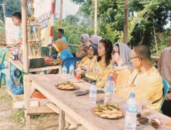 Semangat Relawan Komunikatif 23 Hadiri Final Volly Piala Asjap 2024 di Kecamatan Kabandungan Cup