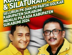 Selesai Kan Pendidikan Politik dan Konsolidasi di 6 Dapil Se Kabupaten Sukabumi, Kang Asep Japar Dapat Dukungan Penuh DPD Partai Golkar Kabupaten Sukabumi