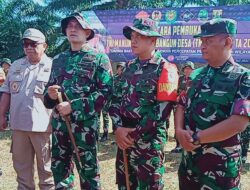 UPACARA PEMBUKAAN KEGIATAN TENTARA MANUNGAL MEMBANGUN DESA (TMMD) KE – 121