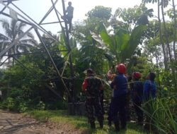 ODGJ Panjat Tower, Danramil Beserta Anggota Bujuk Agar Turun