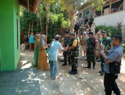 Terang Cahaya Api Ingin Lebih Terang Dari Lentera, Bersama Rakyat TNI Membangun Wujudkan Indonesia Sejahtera (Pantun Wadan Pusterad Mayjen TNI Herianto Syahputra, S.I.P.,) saat melaksanakan Pengawasan dan Evaluasi (Wasev) TMMD ke 121 Kodim 0622/Kab.