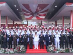 UPACARA HUT KE 79 KEMERDEKAAN RI, BUPATI MARWAN SAMPAIKAN CAPAIAN VISI DAN MISI KAB SUKABUMI 2022-2024