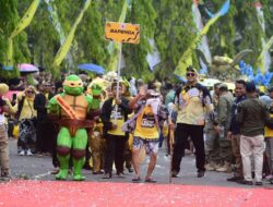 ADA KURA KURA NINJA DI FESTIVAL BUNGA KAB SUKABUMI.