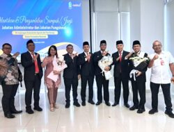 Hadiri Pelantikan Pejabat Administrator, Kakanwil BPN Banten Ucapkan Selamat