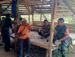 Tingkatkan Kerja Sama Yang Baik, Babinsa Komsos bersama Kepala Desa dan Warga