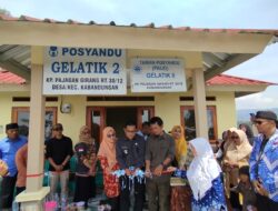 PERESMIAN POSYANDU GELATIK 2 DUSUN TANGKOLO DESA KABANDUNGAN KEC.KABANDUNGAN BERLANGSUNG KHIDMAT