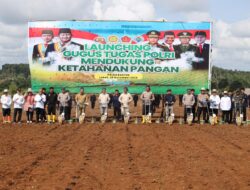 Gebrakan Progam Poliran Kapolda, Polda Banten Tanam Benih Jagung Sebanyak 64.875 Kg di Lahan Seluas 4.325 Ha