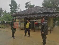Dandim 0622/Kab. Sukabumi Tinjau langsung lokasi banjir di Wilayah Kecamatan Ciemas