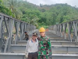 Kodim 0622/Kab. Sukabumi Tinjau Bantaran Sungai Cipalabuhanratu Pasca Banjir
