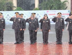 Di Tengah Suasana Hujan, Polda Banten Tetap Gelar Apel Hari Bela Negara ke-76 dengan Khidmat