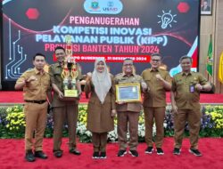 Dinkes Kabupaten Serang Raih Penghargaan Perangkat Daerah Terinovatif KIPP Banten 2024