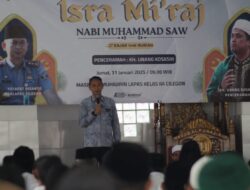 Lapas Cilegon Berikan Pembinaan Spiritual Lewat Peringatan Isra Mi’raj
