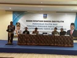 Bakesbangpol Kabupaten Serang Beri Pendidikan Politik Bagi Pengurus Parpol