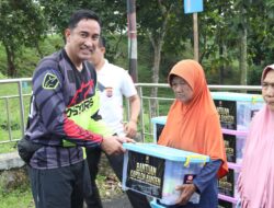Pererat Kebersamaan Dengan Masyarakat, Polda Banten Gelar Fun Bike dan Bakti Sosial