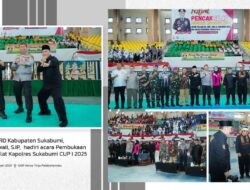KETUA DPRD KAB SUKABUMI, BUDI AZHAR MUTAWALI S.IP MENGHADIRI PEMBUKAAN FESTIVAL PENCAK SILATKAPOLRES SUKABUMI CUP I 2025