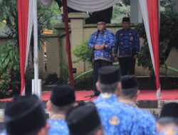 JADI INSPEKTUR UPACARA, BUPATI MARWAN MEMOHON MAAF ATAS KEKURANGAN DAN KEKHILAFAN SELAMA MEMIMPIN