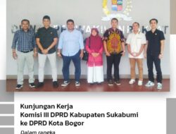 Komisi I DPRD Kabupaten Sukabumi melaksanakan kunjungan kerja ke Dinas Penanaman Modal dan Pelayanan Terpadu Satu Pintu (DPMPTSP) Kabupaten Sumedang,