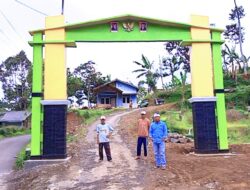 Gapura ArumBandung Cilodor Berdiri Kokoh, Tinggal Akses Jalan Masih Harus Diperbaiki