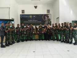 Haru dan Khidmat Pelepasan Kasdim dan Purnawirawan Kodim 0622/Kabupaten Sukabumi