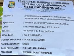 WARGA KAMPUNG PAYINDANGAN DESA KADUNUNGAL SANGAT GEMBIRA JALAN SETAPAK AKHIRNYA Di HOTMIX SANDSHEET DENGAN KUALITAS SANGAT BAIK