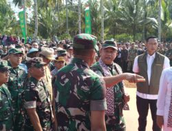 Langkah Strategis Swasembada Pangan, KASAD Resmikan Proyek Pengairan Pertanian di Ciracap