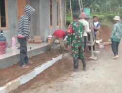 SATGAS TMMD KE-125: Pembangunan Rutilahu Ibu Dedeh Capai 55%, Bukti Sinergi TNI dan Warga