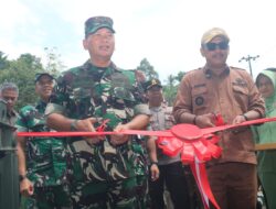 Pangdam III/Slw Resmikan Jembatan Panel Garuda Bantuan Presiden RI