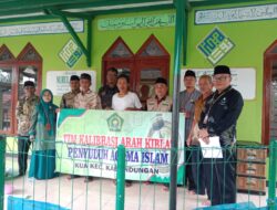 KUA Kabandungan melaksanakan kegiatan Kalibrasi Arah Kiblat di Kedusunan Cimanggu Desa Kabandungan