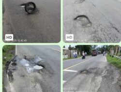 Jalur Pandeglang–Labuan Rusak Parah, Pengguna Jalan Keluhkan Lubang dan Tambalan Tak Tahan Lama