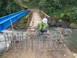 Dinas Perkim Kabupaten Sukabumi Bangun Ulang Jembatan Cipanas, Akses Vital Dua Kecamatan di Sukabumi