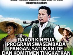 RAKOR KINERJA PROGRAM SWASEMBADA PANGAN, SATUKAN IDE DAN KOMITMEN TINGKATKAN PRODUKTIVITAS