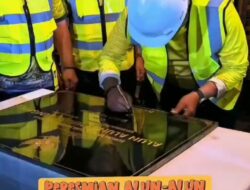 ALUN-ALUN JAMPANG TENGAH DI RESMIKAN, BUPATI AJAK JAGA BERSAMA DAN MANFAATKAN SEBAIK MUNGKIN