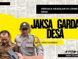 “Geger! Detik-detik Kepala Desa Cicareuh Digiring Polisi dari Kantornya”