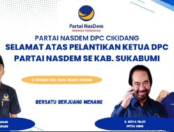 Rijwan Abdurahman, Ketua Forum Kidang Raya Bersatu, Beri Ucapan Selamat atas Pelantikan Hendrik Ramadhan sebagai Ketua DPC NasDem Cikidang