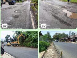 Warga Kecamatan Cisata Pandedeglang Keluhkan Jalan Nasional Rusak Parah, Pemerintah Dipertanyakan