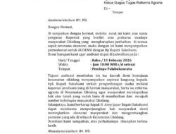 Perjuangkan Reforma Agraria, Koperasi Rakyat Bersatu Istimewa Ajukan Audiensi dengan Bupati Sukabumi