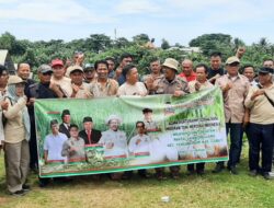 Silaturahmi dan Sosialisasi porum Tani Merdeka di pantai sayangheulang Pameungpeuk wilayah Garut selatan