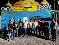 Polsek Wanasalam Gandeng LSM GMBI KSM Wanasalam Amankan Wisata Pantai saat Idul Fitri