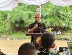 Wujudkan Harapan Warga, Danrem 061/SK Letakkan Batu Pertama Jembatan Perintis Garuda di Sukabumi