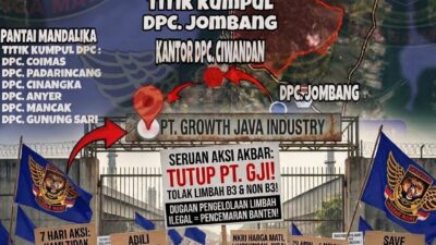 LSM Laskar NKRI Banten Siapkan 7 Hari Aksi Gerakan Moral, Soroti Dugaan Pencemaran Limbah PT GJI