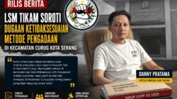 *LSM TIKAM Soroti Dugaan Ketidaksesuaian Metode Pengadaan di Kecamatan Curug Kota Serang*
