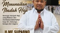 Ketua DPW Banten LSM Laskar NKRI Andi Nakhrawi Sampaikan Ucapan Selamat Menunaikan Ibadah Haji kepada Ketua Umum DPP